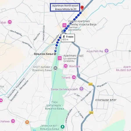 아파트 North Vrnjačka Banja